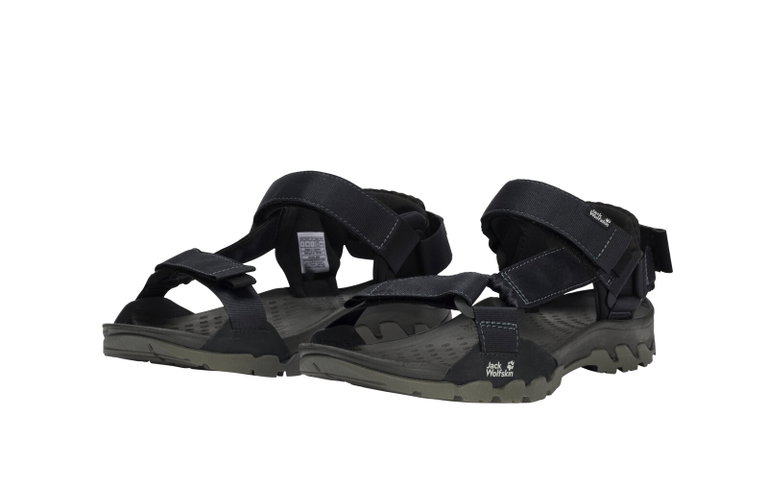 Jack Wolfskin Sandale Ridge schwarz Damen