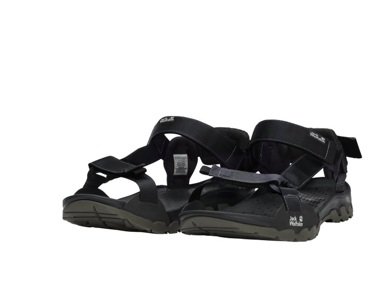 Jack Wolfskin Sandale Ridge schwarz Herren