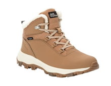 Jack Wolfskin Winter Shoes Everquest Mid Texapore (warm, waterproof, PFC-Free) sand brown Women