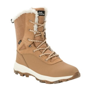 Jack Wolfskin Winterschuhe Everquest Snow High Texapore (warm, wasserdicht, PFC-Frei) sandbraun Damen