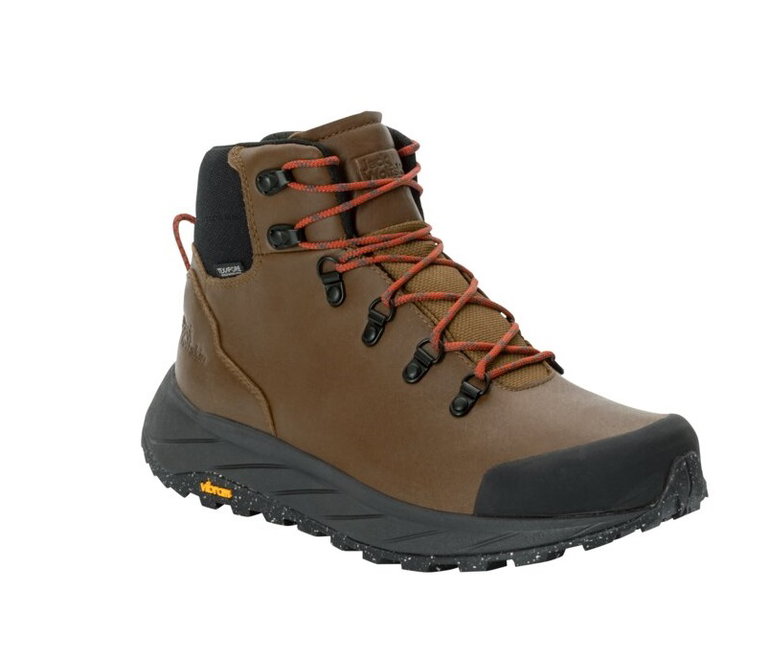 Jack Wolfskin Wanderschuhe Terraquest X Texapore Mid (wasserdicht und atmungsaktiv) dunkelbraun Herren