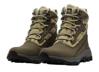 Jack Wolfskin Winterschuhe Everquest Pro Texapore High (wasserdicht, PrimaLoft® Isolierung) dunkelgrün Damen