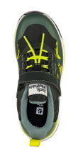 Jack Wolfskin Wanderschuhe Villi Hiker Texapore Low (wasserdicht, atmungsaktiv) dunkelgrün/schwarz Kinder