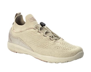 Jack Wolfskin Sneaker Spirit Knit Low (Alltagschuhe, leicht und flexible Sohle) sandbraun Damen