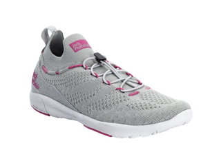 Jack Wolfskin Sneaker Spirit Knit Low (buty codzienne, lekkie i elastyczna podeszwa) srebrnoszare damskie