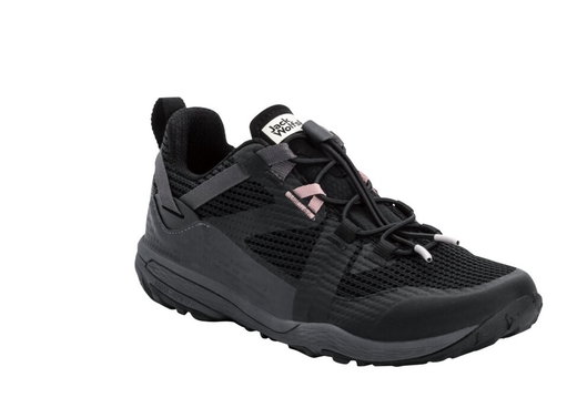 Jack Wolfskin Sneaker Spirit Low (Multifunktionsschuhe, leicht und atmungsaktiv) schwarz Damen