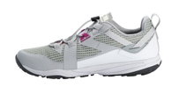 Jack Wolfskin Sneaker Spirit Low (Multifunktionsschuhe, leicht und atmungsaktiv) silbergrau Damen