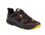 Jack Wolfskin Sneaker Spirit Low (Multifunktionsschuhe, leicht und flexible Sohle) burgundrot Herren