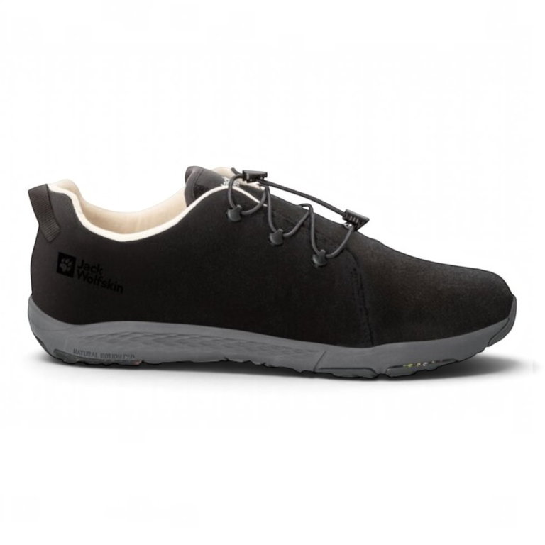 Jack Wolfskin Sneaker Spirit Wool Low (leichte, flexible Sohle) phantomgrau Herren