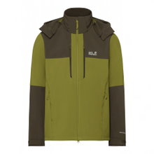 Jack Wolfskin Softshell Jacket Jasper (Transitional Jacket, Windproof) Khaki Green Men's