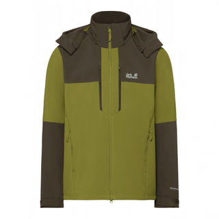 Jack Wolfskin Softshell Jacket Jasper (Transitional Jacket, Windproof) Khaki Green Men's