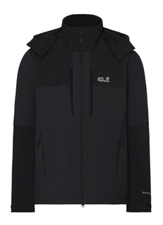 Jack Wolfskin Softshelljacke Jasper (Übergangsjacke, winddicht) phantomgrau Herren