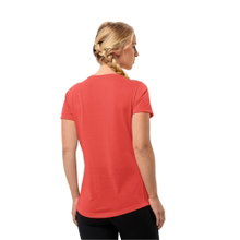 Jack Wolfskin Sports Shirt Vonnan (breathable, odour-resistant) red ladies