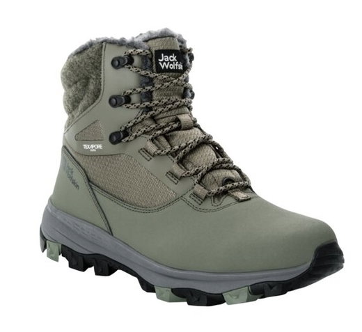 Jack Wolfskin Winterstiefel Everquest High Texapore (warm, wasserdicht, PFC-Frei) olivegrün Herren