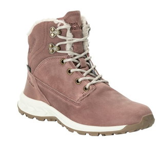 Jack Wolfskin Winterstiefel Queenstown City Texapore Mid (Leder, wasserdicht) rosa Damen