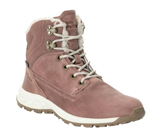 Jack Wolfskin Winterstiefel Queenstown City Texapore Mid (Leder, wasserdicht) rosa Damen