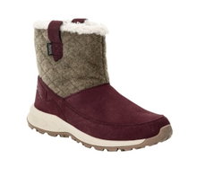 Jack Wolfskin Winterstiefel Queenstown Texapore Boot (Veloursleder, wasserdicht) berrypink Damen