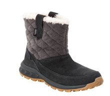 Jack Wolfskin Winterstiefel Queenstown Texapore Boot (Veloursleder, wasserdicht) phantomgrau Damen