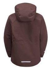 Jack Wolfskin Transition Jacket Snowy Days 2023 (waterproof and windproof, fleece lining) berrypink Kids