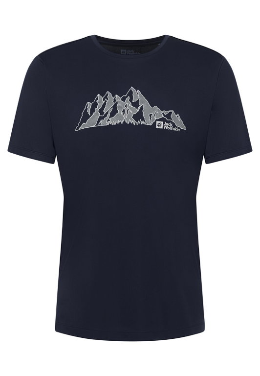 Koszulka turystyczna Jack Wolfskin Peak Graphic (oddy
