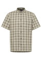 Jack Wolfskin Planalto Hiking Shirt (Organic Cotton) Short Sleeve Beige Men's