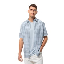 Jack Wolfskin Hot Springs Hiking Shirt (with Chest Pocket) Short Sleeve Light Blue Men's