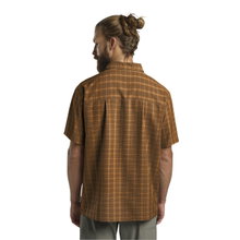 Jack Wolfskin Wanderhemd Meseta (schnelltrocknend, atmungsaktiv) Kurzarm braun Herren