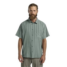 Jack Wolfskin Wanderhemd Meseta (schnelltrocknend, atmungsaktiv) Kurzarm grün Herren