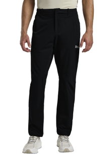 Jack Wolfskin Wanderhose Prelight Stride Pant (wasserabweisend, atmungsaktiv) lang schwarz Herren
