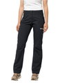 Jack Wolfskin Softshell-Wanderhose Active Track Pant (sehr atmungsaktiv, wasserabweisend) schwarz Damen