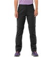 Jack Wolfskin Wanderhose Glastal Zip-Off Pant (winddicht, wasserabweisend) schwarz Damen