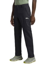 Jack Wolfskin Wanderhose Pico Trail Zip Off Pant (wasserabweisend, windabweisend, atmungsaktiv) schwarz Herren
