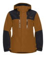 Jack Wolfskin Wanderjacke-/Regenjacke Jasper 2-Lagen (Wetterschutzjacke, wasserdicht, winddicht) orange/schwarz Herren