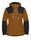 Jack Wolfskin Hiking Jacket/Rain Jacket Jasper 2-Layer (Weather Protection Jacket, Waterproof, Windproof) orange/black Men's