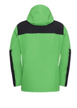 Jack Wolfskin Hiking Jacket/Rain Jacket Jasper 2-Layer (Weather Protection Jacket, Waterproof, Windproof) Green/Black Men's