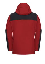 Jack Wolfskin Wanderjacke-/Regenjacke Jasper 2-Lagen (Wetterschutzjacke, wasserdicht, winddicht) rot/schwarz Herren