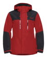 Jack Wolfskin Wanderjacke-/Regenjacke Jasper 2-Lagen (Wetterschutzjacke, wasserdicht, winddicht) rot/schwarz Herren