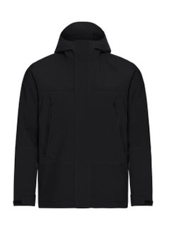 Jack Wolfskin Wanderjacke-/Regenjacke Onera 2L (wasserdicht, winddicht) schwarz Herren