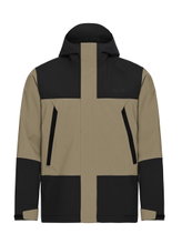 Jack Wolfskin Wanderjacke-/Regenjacke Onera 2L (wasserdicht, winddicht) hellbraun/schwarz Herren