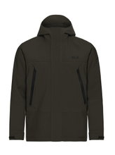 Jack Wolfskin Hiking Jacket/Rain Jacket Onera 2L (waterproof, windproof) moss khaki green men's