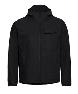 Jack Wolfskin Wanderjacke Mahani (UV-Schutz, leicht, atmungsaktiv) schwarz Herren