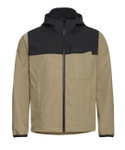 Jack Wolfskin Wanderjacke Mahani (UV-Schutz, leicht, atmungsaktiv) hellbraun/schwarz Herren