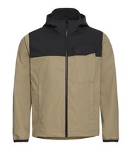 Jack Wolfskin Wanderjacke Mahani (UV-Schutz, leicht, atmungsaktiv) hellbraun/schwarz Herren