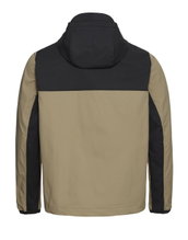 Jack Wolfskin Wanderjacke Mahani (UV-Schutz, leicht, atmungsaktiv) hellbraun/schwarz Herren