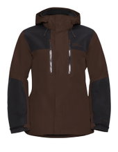 Jack Wolfskin Wanderjacke-/Regenjacke Jasper 2-Lagen (Wetterschutzjacke, wasserdicht, winddicht) dunkelbraun Herren