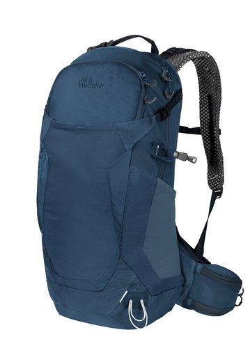 Jack Wolfskin Wanderrucksack Crosstrail (für Tagestouren) dunkelblau 24 Liter