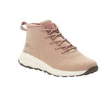Jack Wolfskin Wanderschuhe Campfire Mid Wool (Bio-Baumwolle, bequem, atmungsaktiv) rosa Damen
