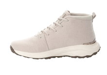 Jack Wolfskin Wanderschuhe Campfire Mid Wool (Bio-Baumwolle, bequem, atmungsaktiv) grau Damen