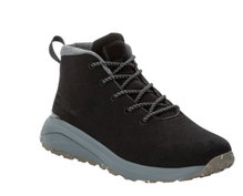 Jack Wolfskin Wanderschuhe Campfire Mid Wool (Bio-Baumwolle, bequem, atmungsaktiv) phantomgrau Damen