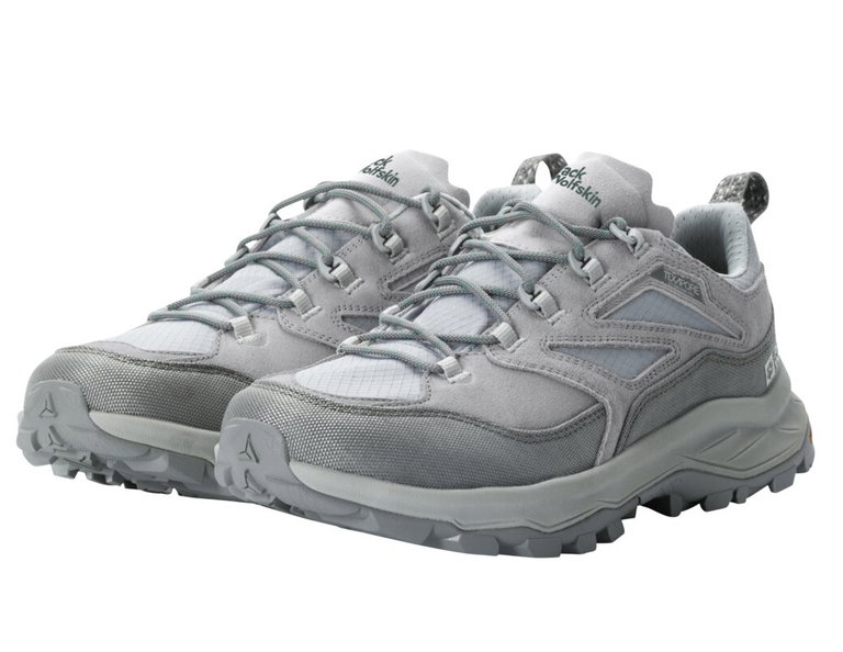 Jack Wolfskin Wanderschuhe Cyrox Texapore Low (wasserdicht, atmungsaktiv) grau Herren
